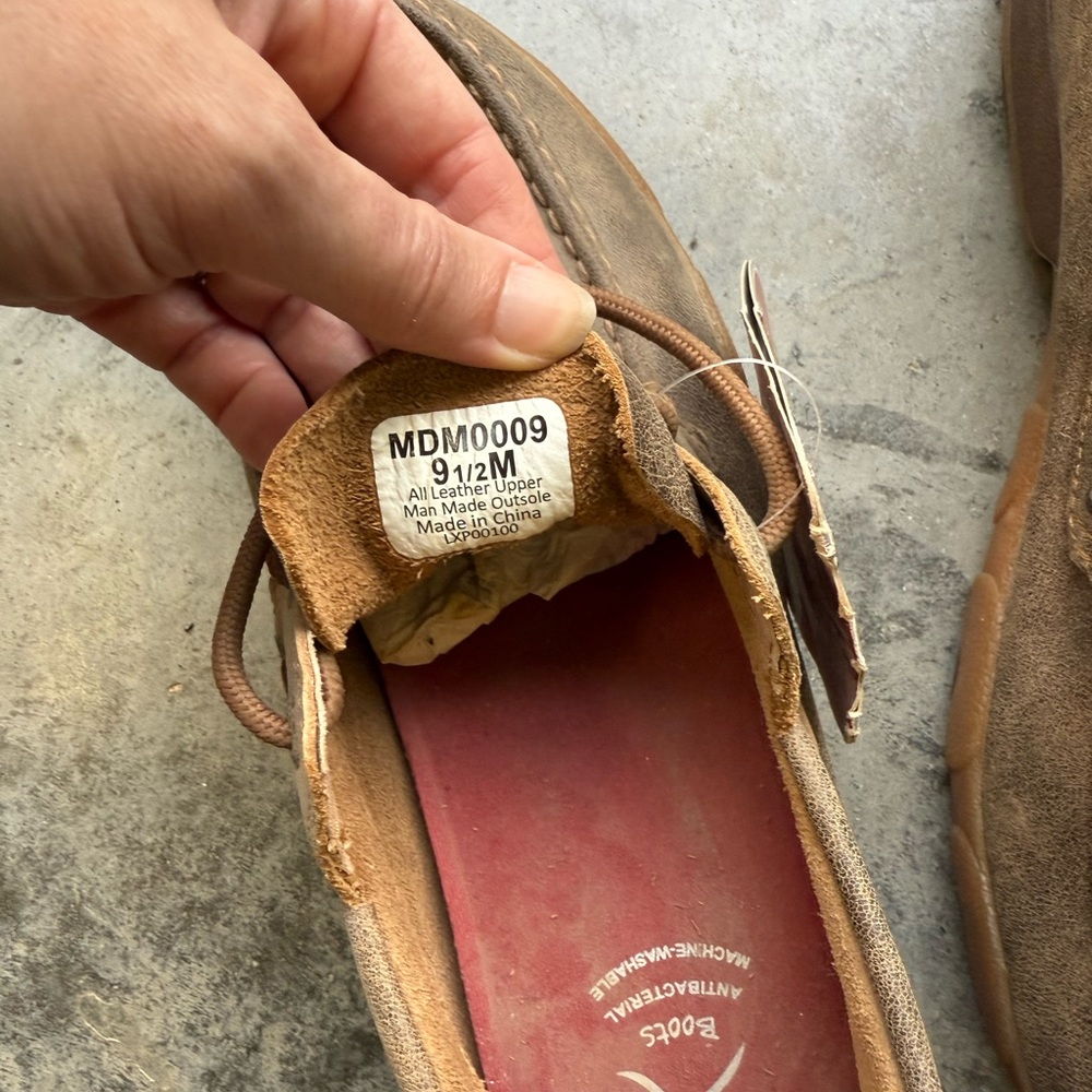 Twisted X Brown Loafers with Moccasin Stitching Size 9.5 - Picture 3 of 6